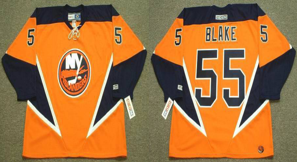 2019 Men New York Islanders #55 Blake orange CCM NHL jersey
